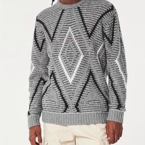 Hollister men’s Relaxed Textured Stitch Crew Sweater